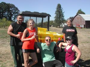 The dry bean harvest crew